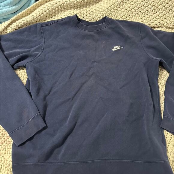 Navy blue nike crewneck sweatshirt - Picture 1 of 5